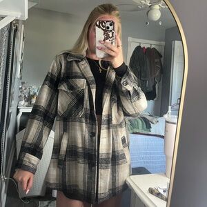 Oversized flannel